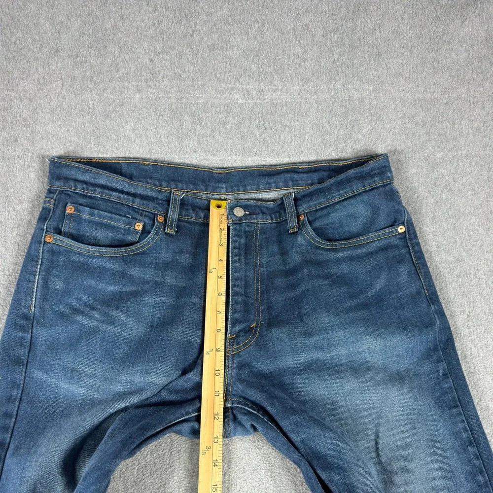 Levi's 541 Jeans Men's 38x32 Athletic Fit Stretch Blue Denim Whiskered